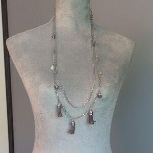 WHBM Tassel Necklace